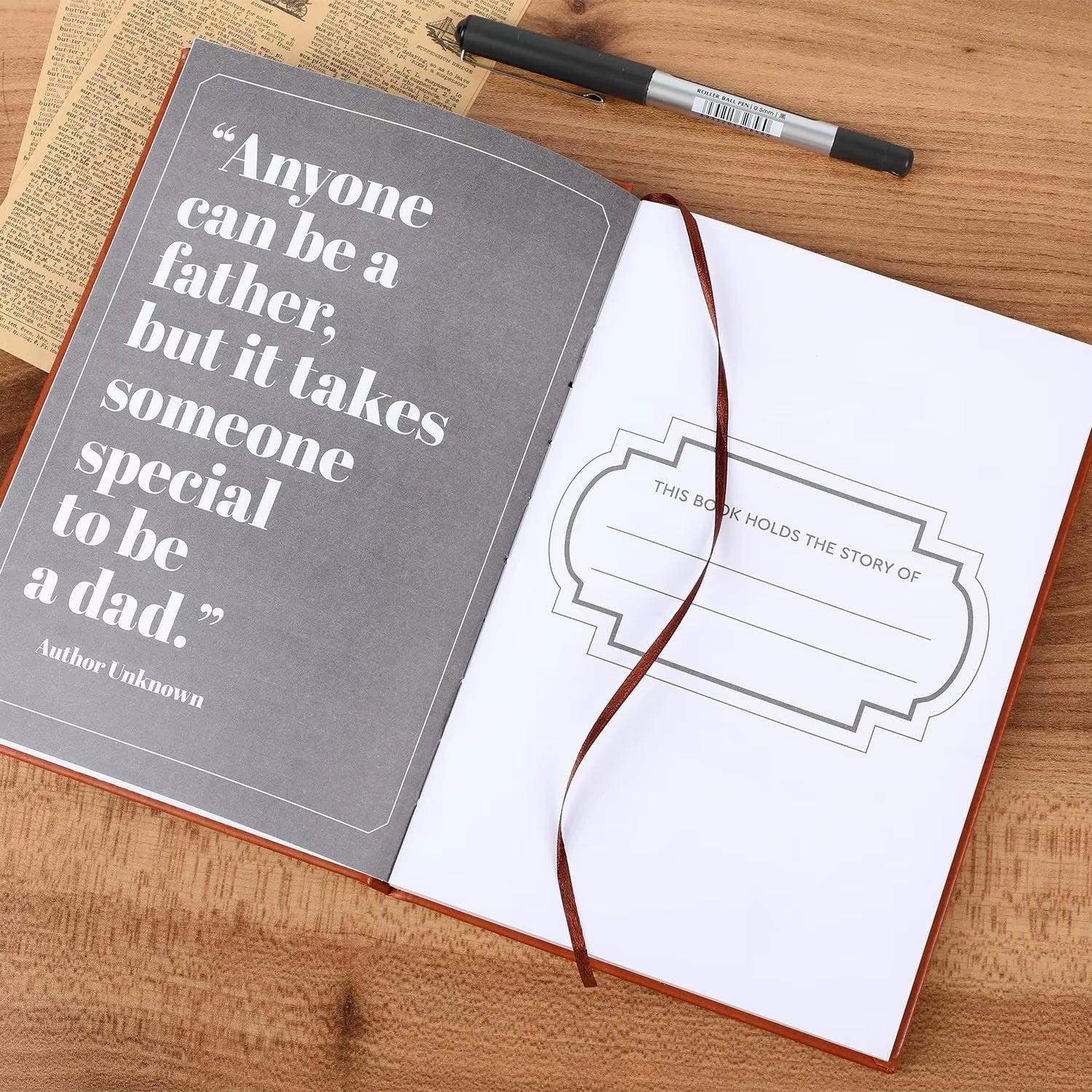 Notebook Gifts for Dad Mother Birthday from Daughter Son - Mom I Want to Know Your Life Story Journal Notebook