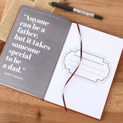 Notebook Gifts for Dad Mother Birthday from Daughter Son - Mom I Want to Know Your Life Story Journal Notebook
